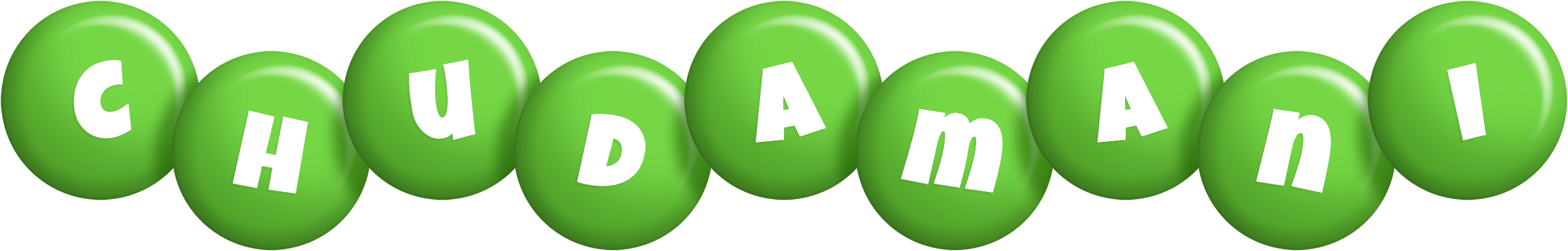 Chudamani candy-green logo