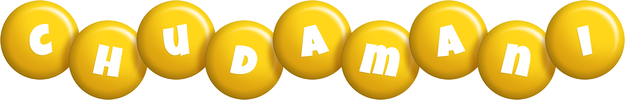 Chudamani candy-yellow logo