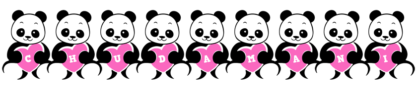 Chudamani love-panda logo