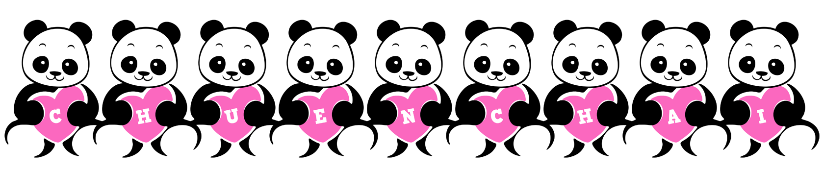 Chuenchai love-panda logo