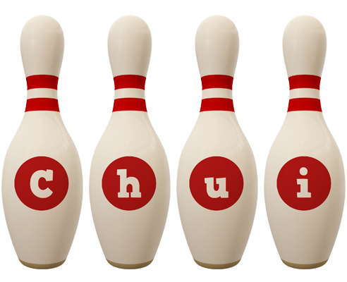 Chui bowling-pin logo