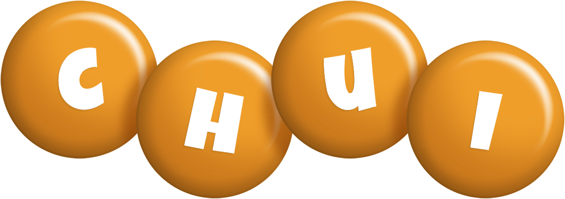 Chui candy-orange logo
