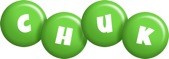 Chuk candy-green logo