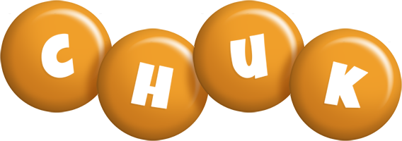 Chuk candy-orange logo