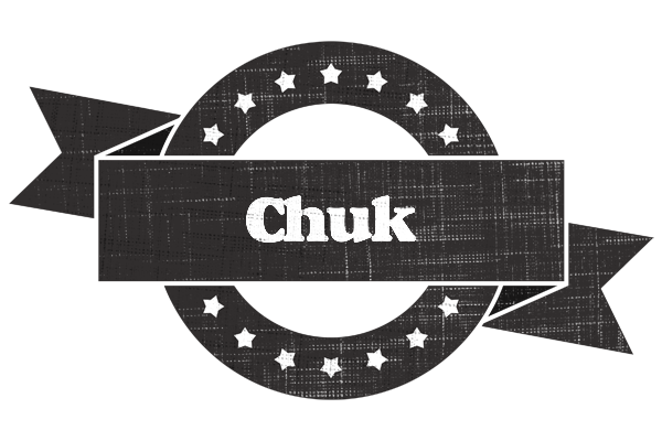 Chuk grunge logo