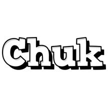 Chuk snowing logo