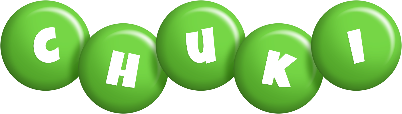Chuki candy-green logo