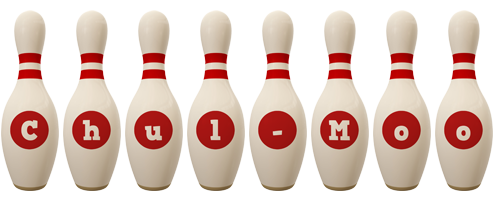 Chul-Moo bowling-pin logo