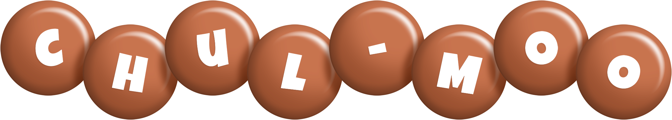Chul-Moo candy-brown logo