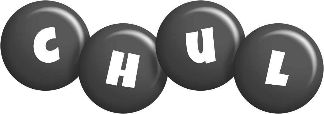 Chul candy-black logo