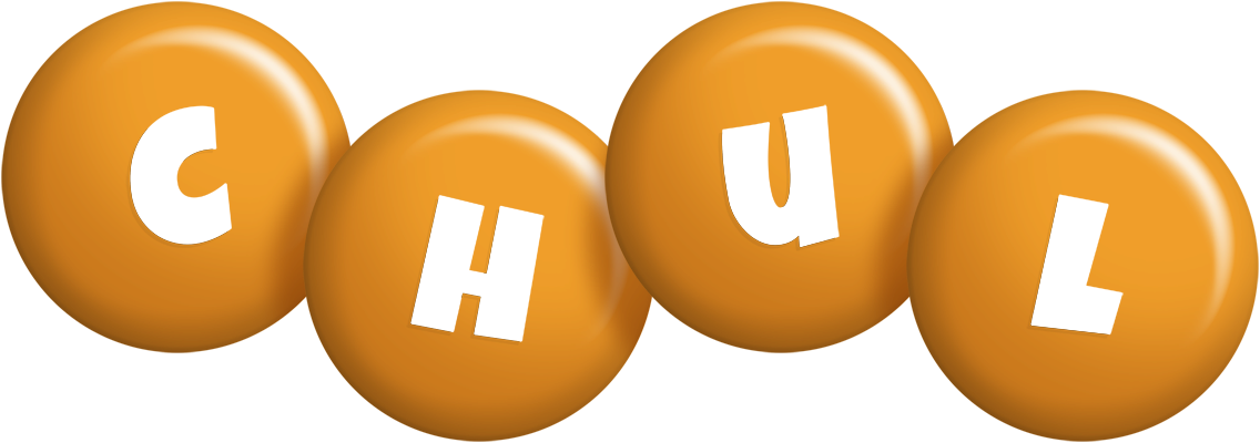 Chul candy-orange logo