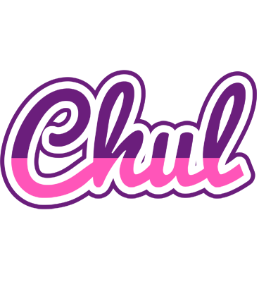 Chul cheerful logo