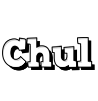 Chul snowing logo