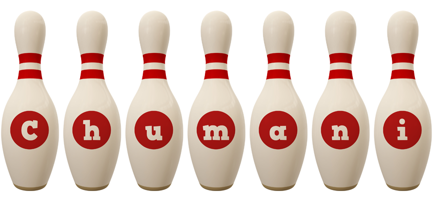 Chumani bowling-pin logo
