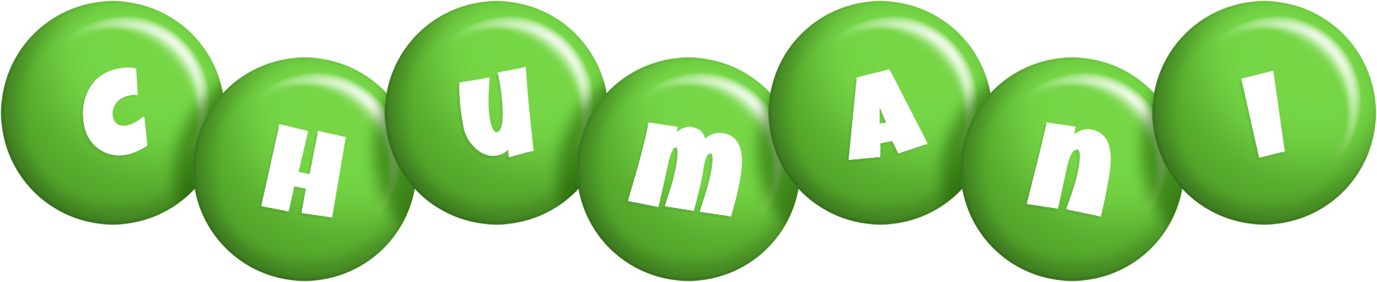 Chumani candy-green logo