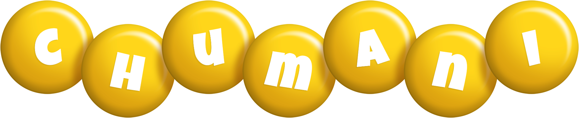 Chumani candy-yellow logo