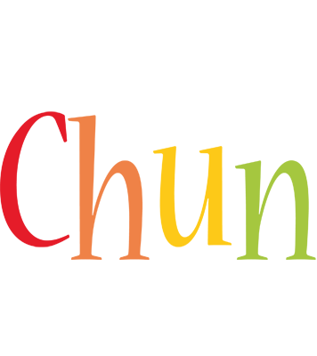 Chun birthday logo