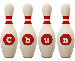 Chun bowling-pin logo