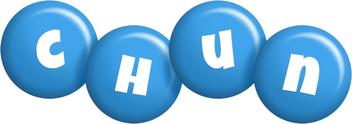 Chun candy-blue logo