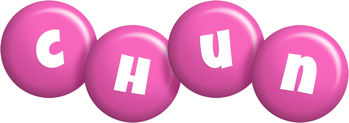 Chun candy-pink logo