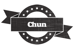 Chun grunge logo