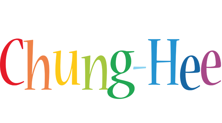 Chung-Hee birthday logo
