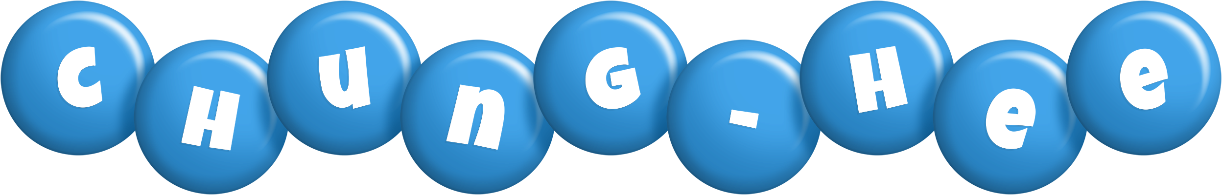 Chung-Hee candy-blue logo