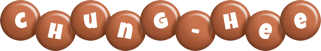 Chung-Hee candy-brown logo