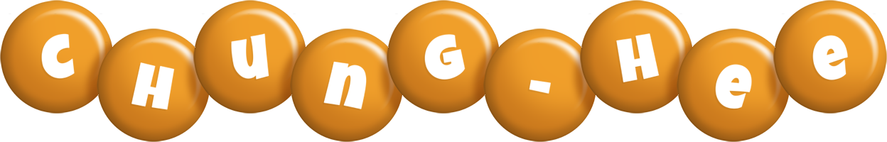 Chung-Hee candy-orange logo