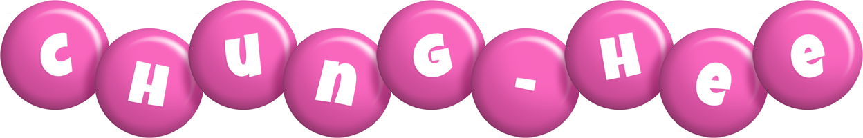 Chung-Hee candy-pink logo