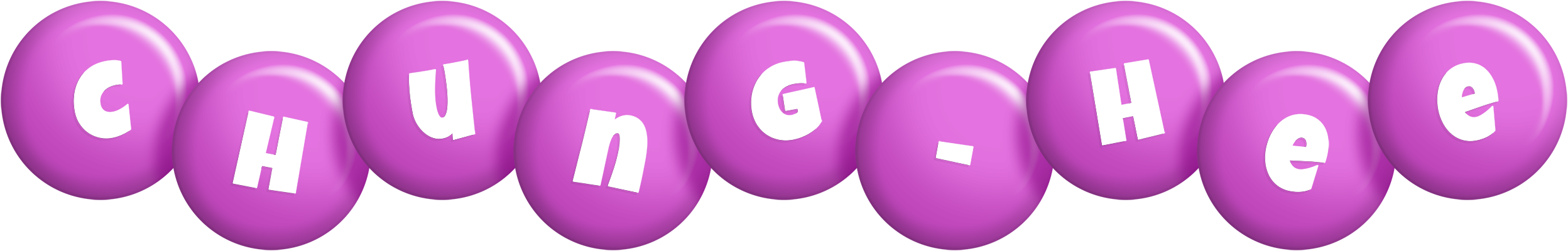 Chung-Hee candy-purple logo