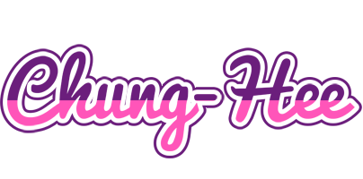 Chung-Hee cheerful logo