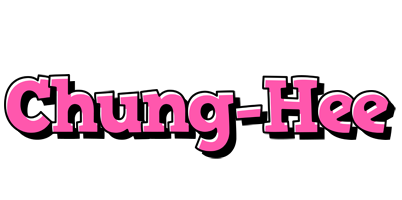 Chung-Hee girlish logo