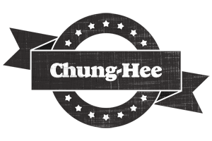 Chung-Hee grunge logo