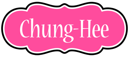 Chung-Hee invitation logo