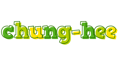 Chung-Hee juice logo