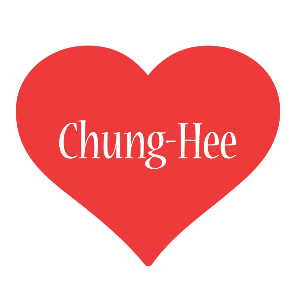 Chung-Hee love logo