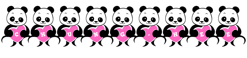 Chung-Hee love-panda logo