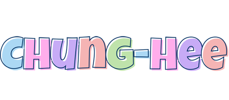 Chung-Hee pastel logo