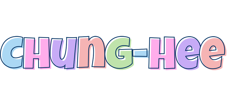 Chung-Hee pastel logo