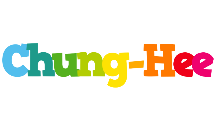 Chung-Hee rainbows logo