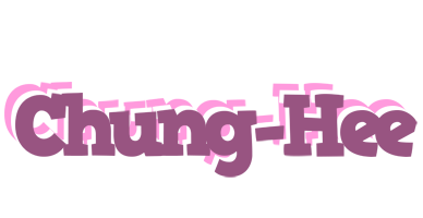 Chung-Hee relaxing logo