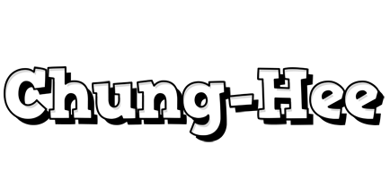 Chung-Hee snowing logo