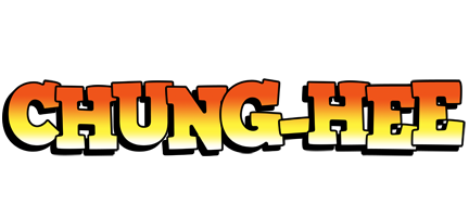 Chung-Hee sunset logo