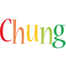 Chung birthday logo