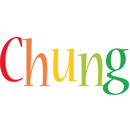 Chung birthday logo