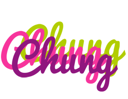 Chung flowers logo