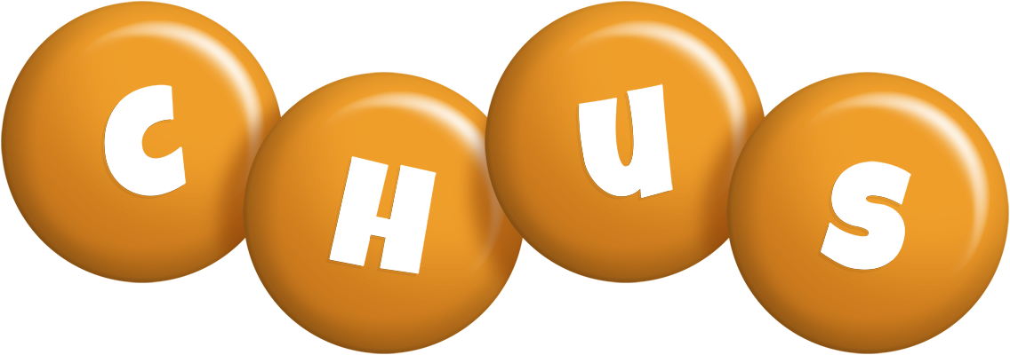 Chus candy-orange logo