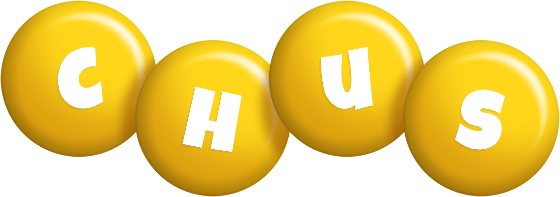 Chus candy-yellow logo