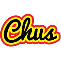 Chus flaming logo